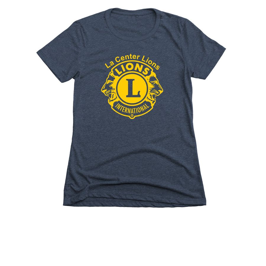 La Center Lions - Ladies Tops, a Midnight Navy Women's Slim Fit Tee