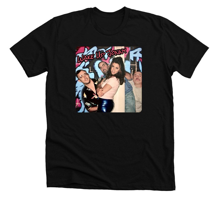 Dangerously Close - 2 Sides, Album & Art(QR)&nbsp;, a Solid Black Blend Premium Unisex Tee