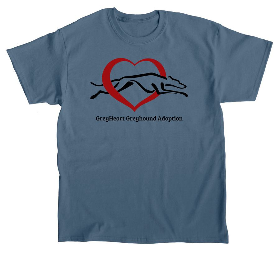 GreyHeart Greyhound Adoption, a Indigo Blue Classic Unisex Tee