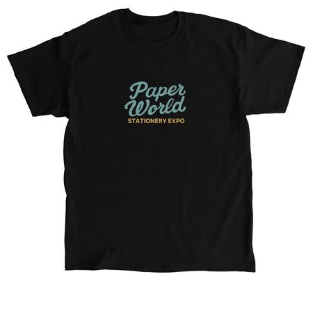 Paper World Stationery Expo, a Black Classic Unisex Tee