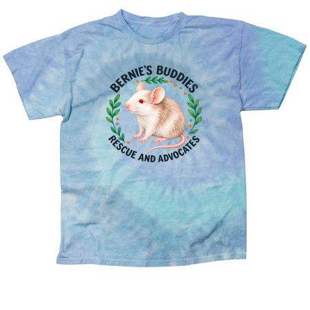 Bernie's Mouse Logo, a Lagoon Classic Tie Dye Tee