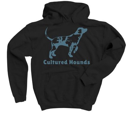 Cultured Hounds Classic, a Black Youth Pullover Hoodie