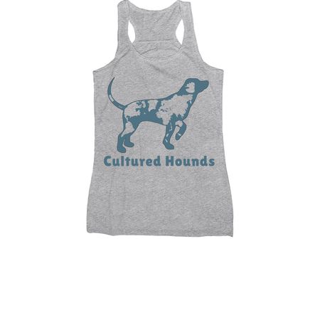 Cultured Hounds Classic, a Athletic Heather Women's Racerback