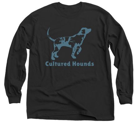 Cultured Hounds Classic, a Black Classic Long Sleeve Tee