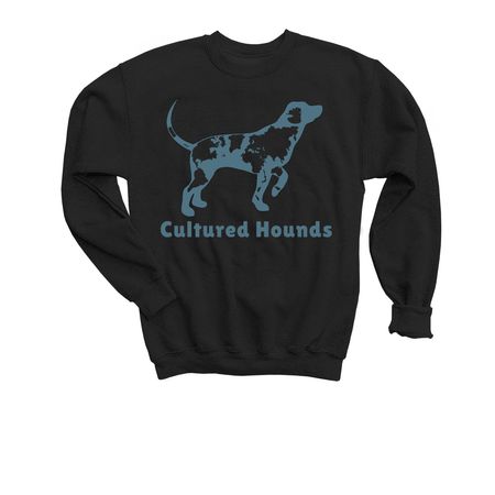 Cultured Hounds Classic, a Black Youth Crewneck Sweatshirt