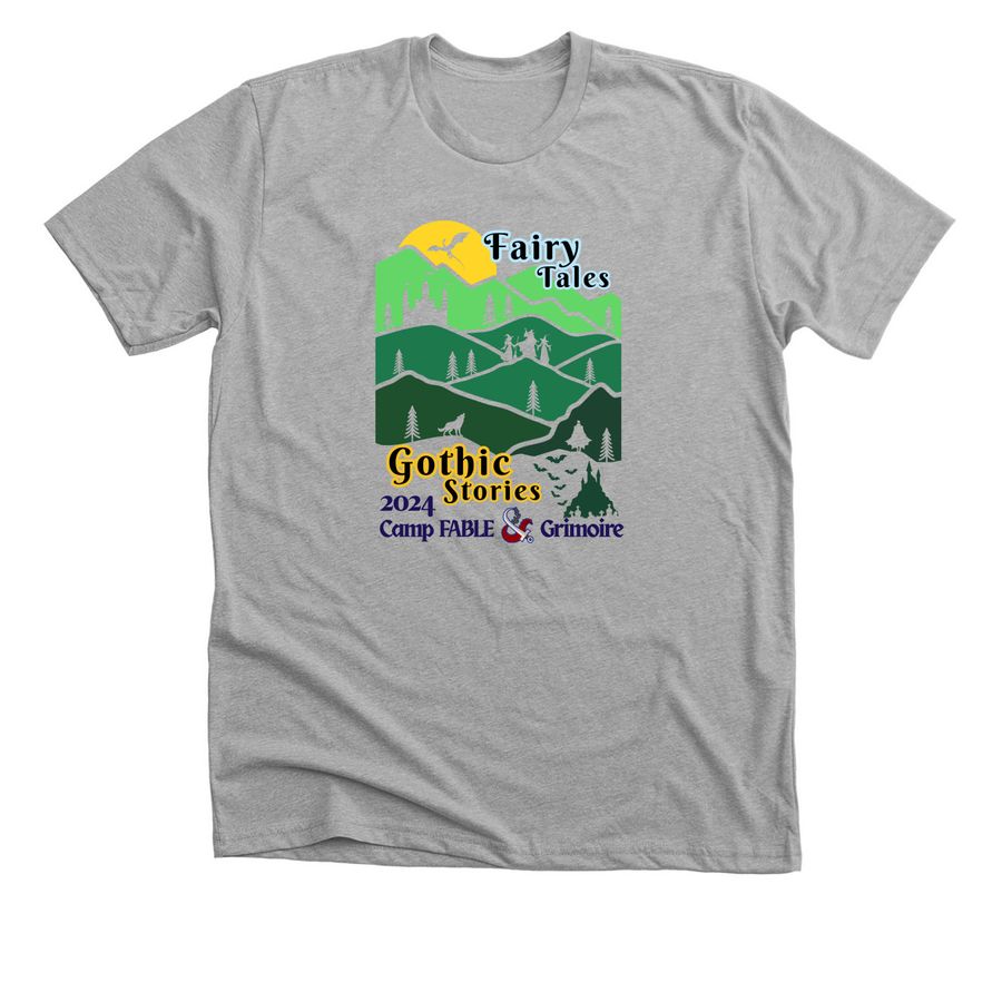 2024 Camp Memories, a Athletic Heather Premium Unisex Tee