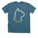 BaRC Cat Collection, a Heather Deep Teal Premium Unisex Tee
