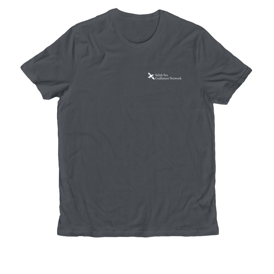 SSGN White Logo, a Terrain Grey Allmade Organic Cotton Unisex Tee