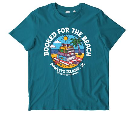 Booked for the Beach, a Ocean Depth Stanley/Stella Unisex Crafter Tee