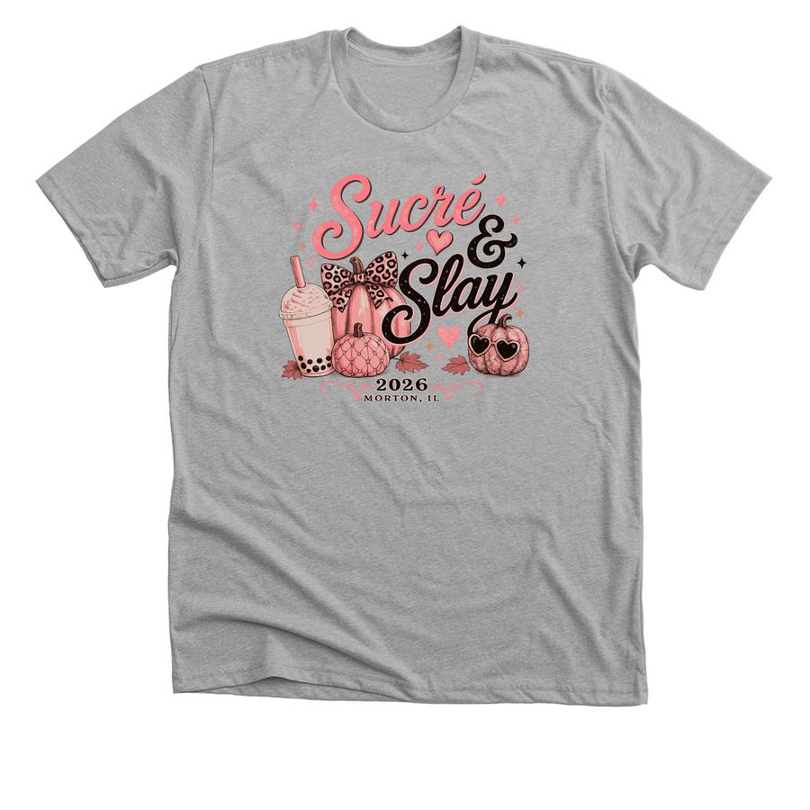 Sucre Sweets & Socials, a Athletic Heather Premium Unisex Tee