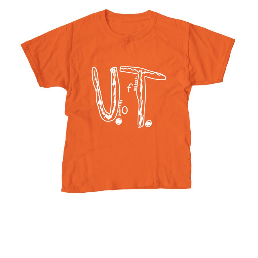 University Of Tennessee Anti Bullying Kid Shi, a Orange Youth Unisex Tee
