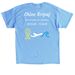 Chasing Sunsets for Chloe, a Carolina Blue Classic Unisex Tee (back-view)