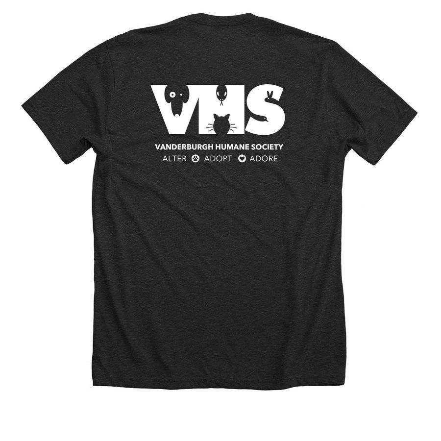 Total Sit Show&nbsp;, a Dark Grey Heather Premium Unisex Tee (back-view)