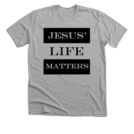 Even as Jesus loves me!, a Athletic Heather Premium Unisex Tee