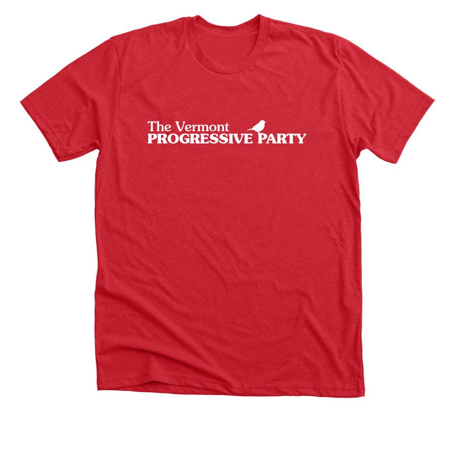VPP Shirts (White Logo), a Heather Red Premium Unisex Tee