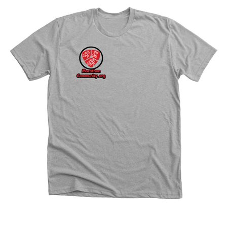 Marathon Community, a Athletic Heather Premium Unisex Tee