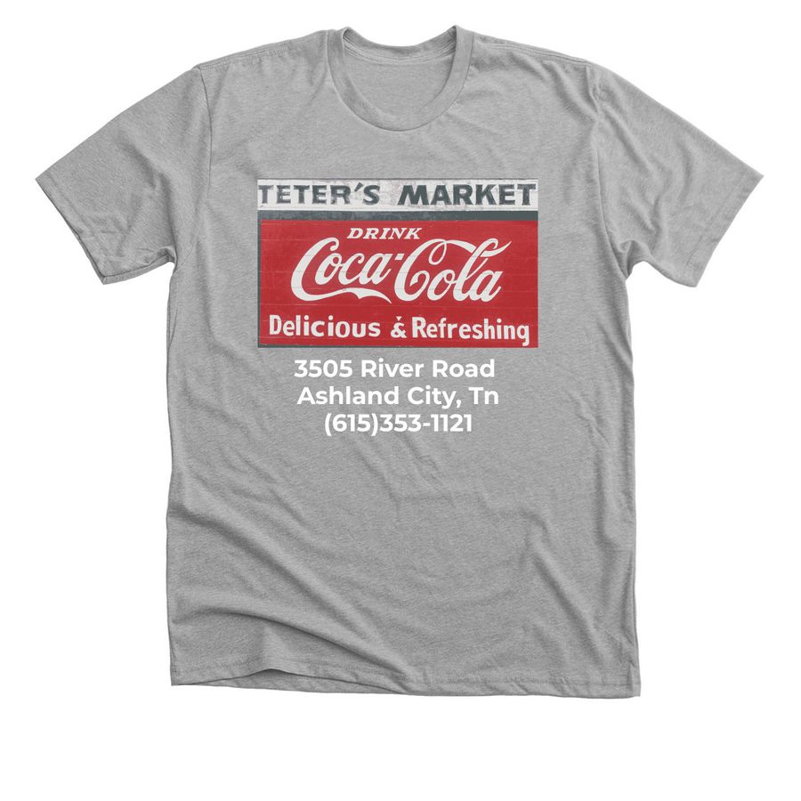 Official Teter?s Market Merch, a Athletic Heather Premium Unisex Tee
