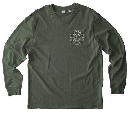 Flow STG Fall 2026 - Limited Release, a Khaki Green Stanley/Stella Unisex Creator 2.0 Long Sleeve Tee