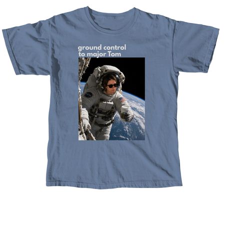 Alicia the Astronaut, a Blue Jean Comfort Colors Unisex Tee