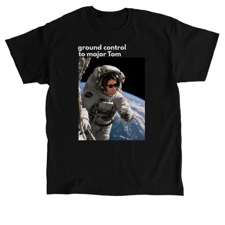 Alicia the Astronaut, a Black Classic Unisex Tee