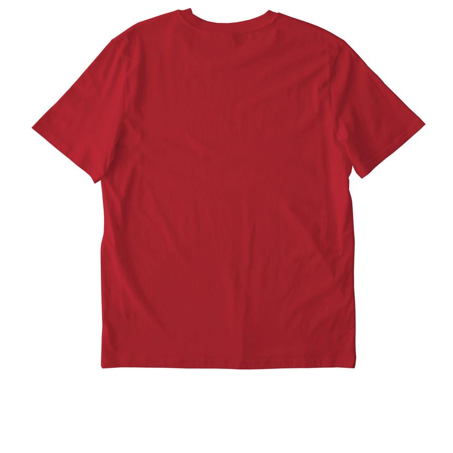 Official JahWeave Productions Launch, a Red Stanley/Stella Unisex Creator 2.0 Tee (back-view)