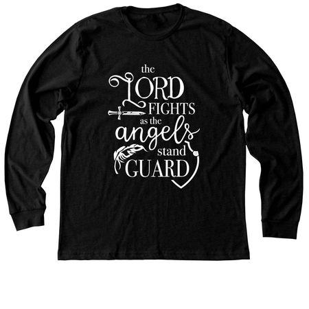 Shirts - White Logo, a Black Heather Premium Long Sleeve Tee