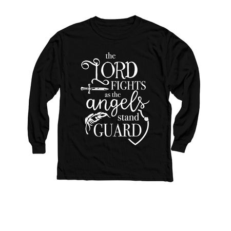 Shirts - White Logo, a Black Youth Long Sleeve Tee