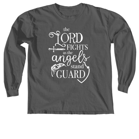 Shirts - White Logo, a Pepper Comfort Colors Long Sleeve Tee