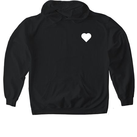 Hope, Love, Adopt., a Black Gildan Softstyle Pullover Hoodie