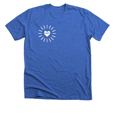 PJSTA Radiant Heart&nbsp;, a Heather True Royal Premium Unisex Tee