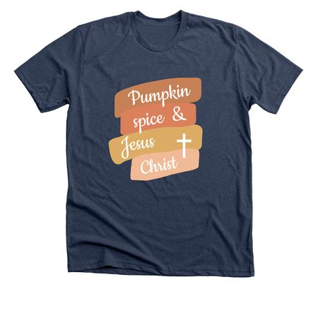 Pumpkin Spice..., a Heather Navy Premium Unisex Tee
