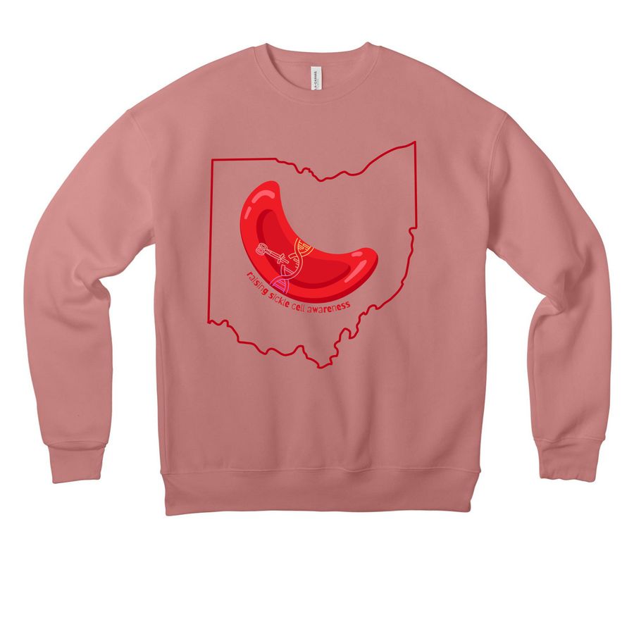 Benefiting Pelotonia 2026, a Mauve Premium Drop Shoulder Sweatshirt