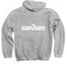 S2H TRIBE, a Sport Grey Pullover Hoodie (back-view)
