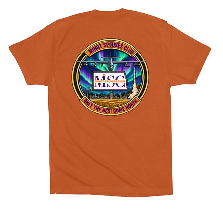 Morale Patch Northern Lights Edition, a Autumn Premium Cotton Tee (back-view)