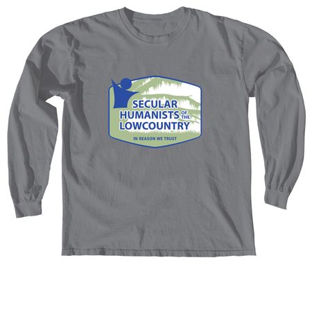 SHL Logo (New), a Granite Comfort Colors Long Sleeve Tee