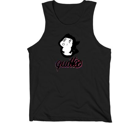 LOGO, a Black Premium Cotton Tank