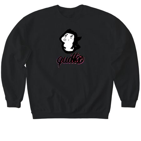LOGO, a Black Softstyle Crewneck Sweatshirt