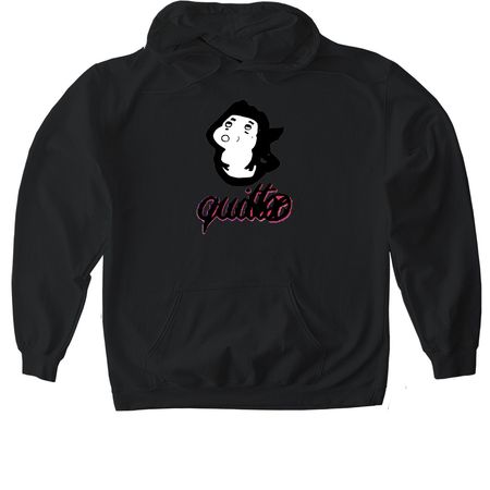 LOGO, a Black Gildan Softstyle Pullover Hoodie