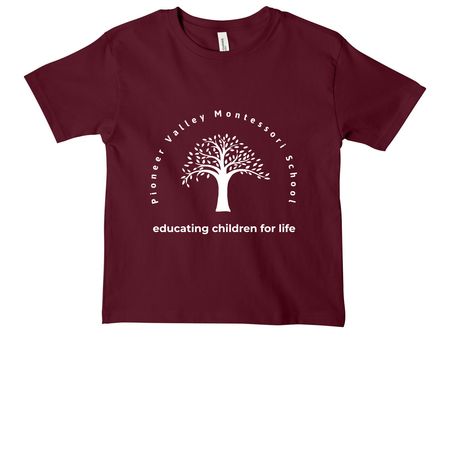 The Rand Edition Extended Youth Collection, a Maroon Youth Heavyweight Tee