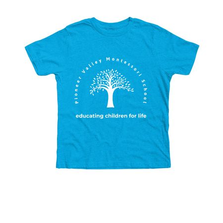 The Rand Edition Extended Youth Collection, a Neon Blue Premium Youth Tee