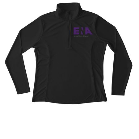 Jersey Shore Active Wear, a Black Women's Performance Quarter Zip Pullover