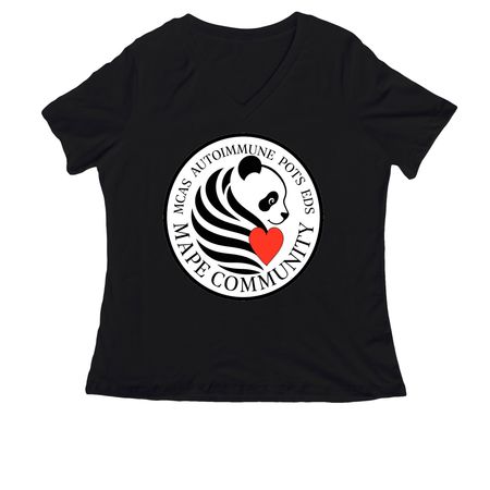 MAPE Community Fundraiser&nbsp;, a Black Women's Relaxed V-Neck Tee