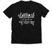 FS Floral, a Solid Black Blend Premium V-Neck Tee