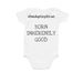 Stand Up For Pits Foundation onesie, a White Infant Onesie (back-view)