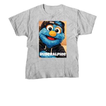 RudeRalphie, a Sport Grey Youth Unisex Tee