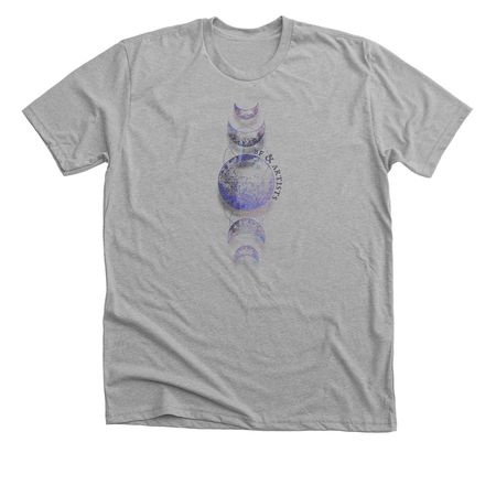 BF & Artists | Maiden Mother Crone, a Athletic Heather Premium Unisex Tee