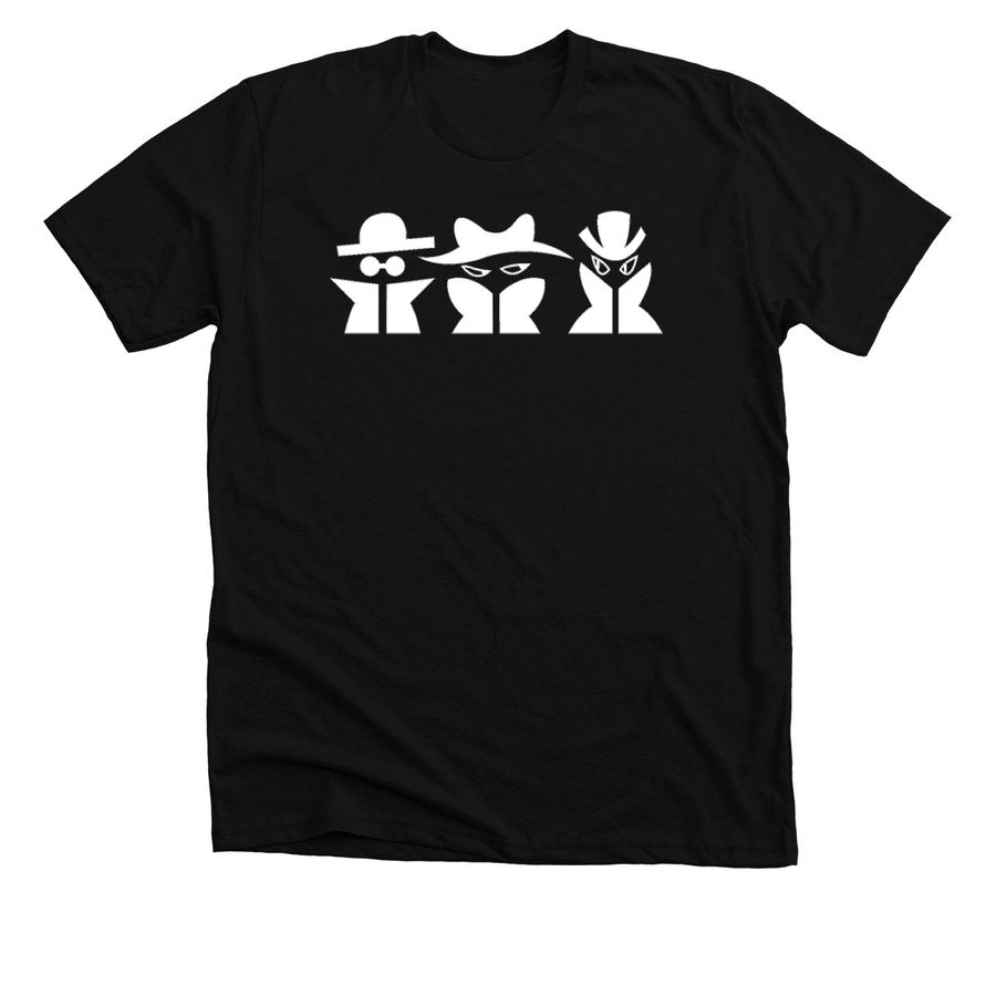 Snoops Shirt - Black, a Solid Black Blend Premium Unisex Tee
