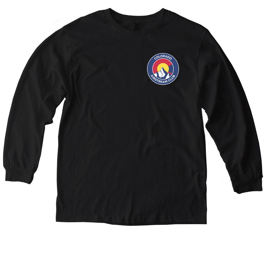 CAC SWAG, a Black American Apparel Heavyweight Long Sleeve Cotton Tee