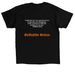 Covered By His Promise, a Black Classic Unisex Tee (back-view)