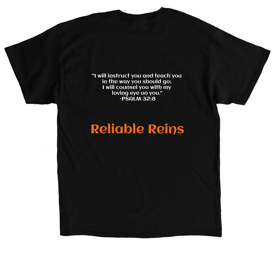 Covered By His Promise, a Black Classic Unisex Tee (back-view)